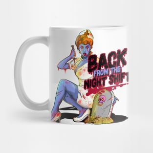 Possessed Night Shift Zombie Nurse Mug